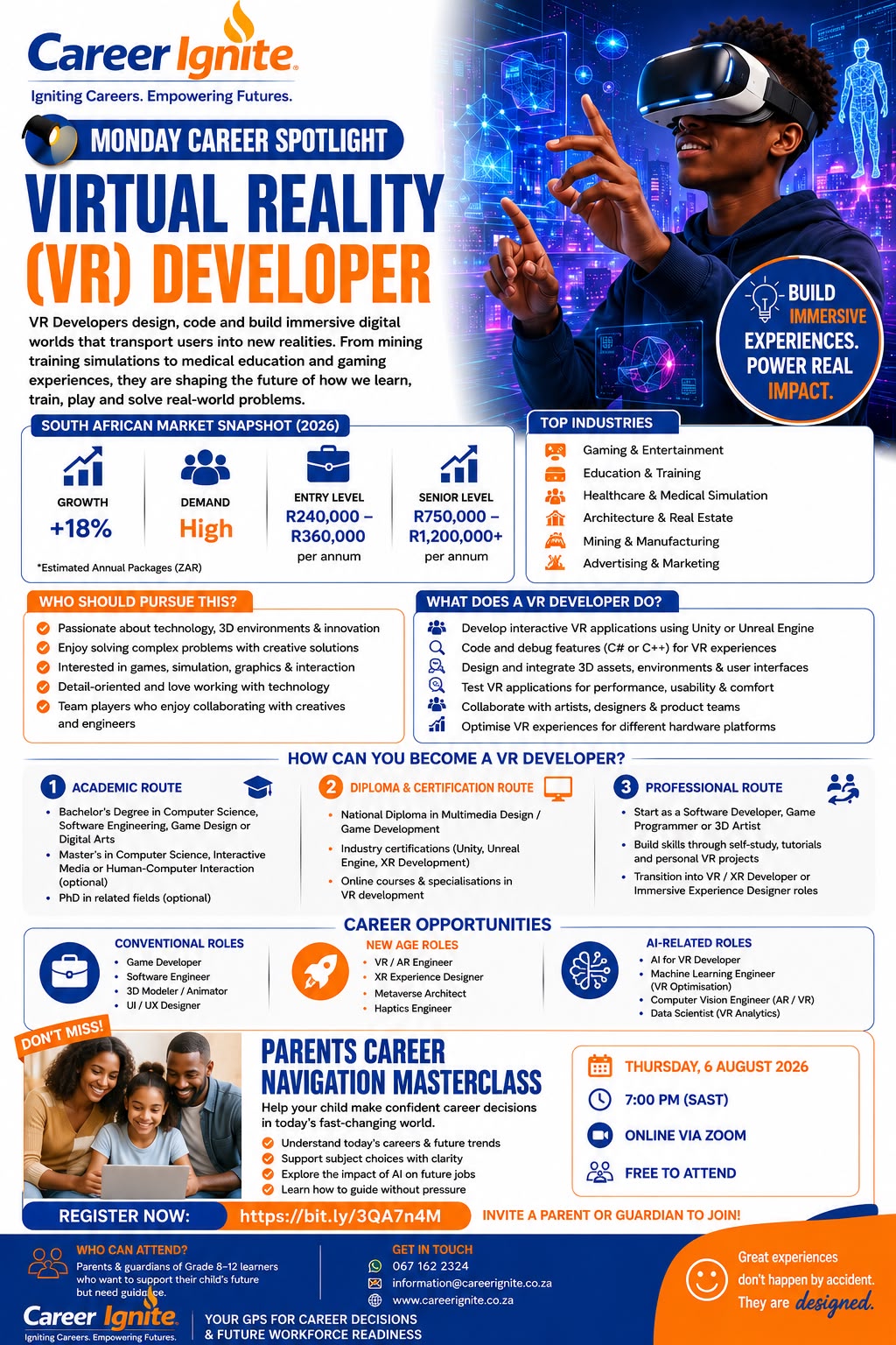 Virtual Reality Developer: Building Immersive Digital Worlds