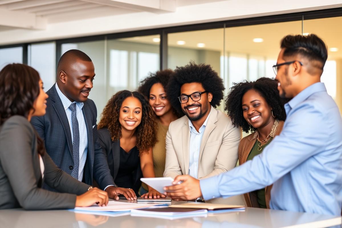 Corporate team